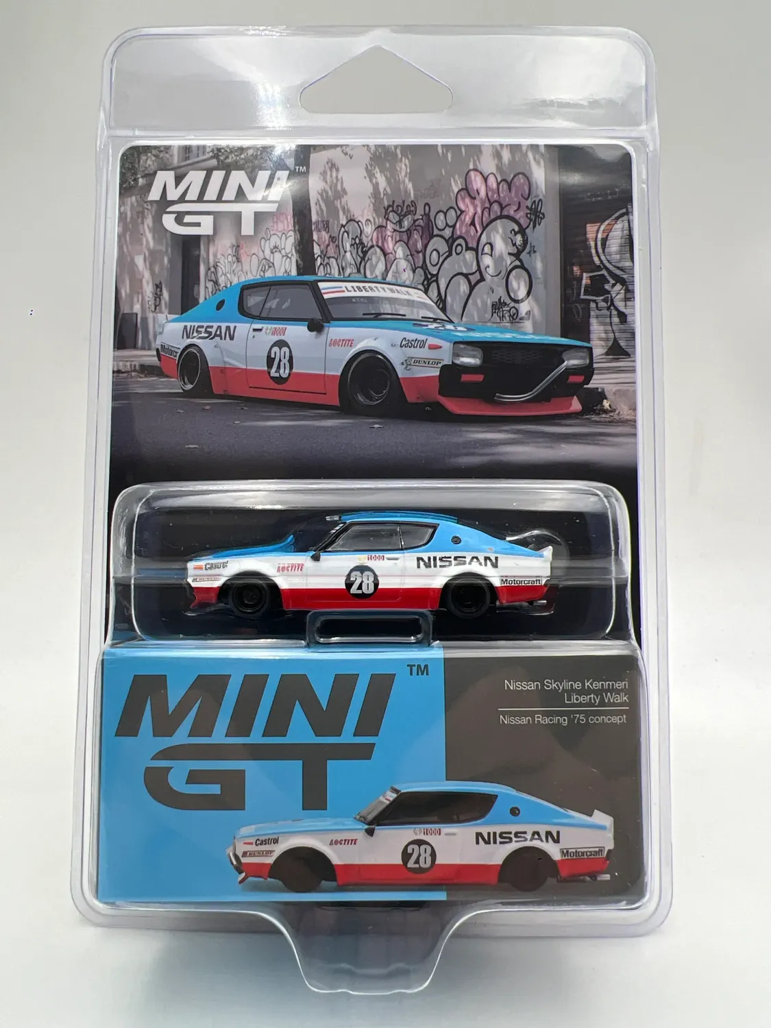 Mini GT Nissan GT-R Skyline Kenmeri Liberty Walk Blisterversion  #MGT1212
