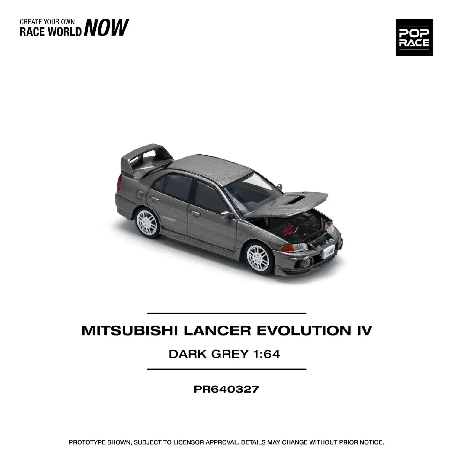 Pop Race Mitsubishi Lancer Evolution IV #PR64-327
