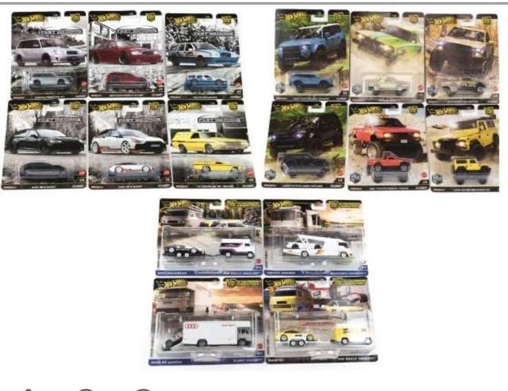 Hot Wheels Car Culture & Team Transport Factory Set 2