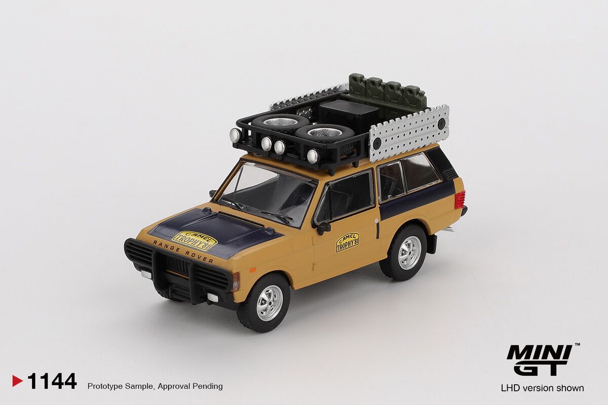 Mini GT Range Rover 1981 Camel Trophy Sumatra #MGT1144