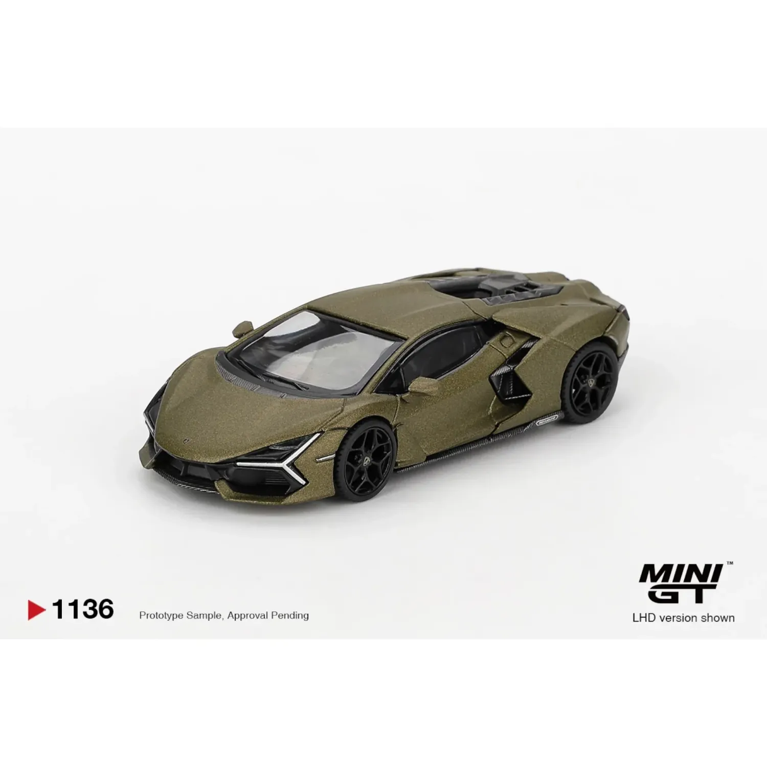 Mini GT Lamborghini Revuelto Verde Gea Matt #MGT1136