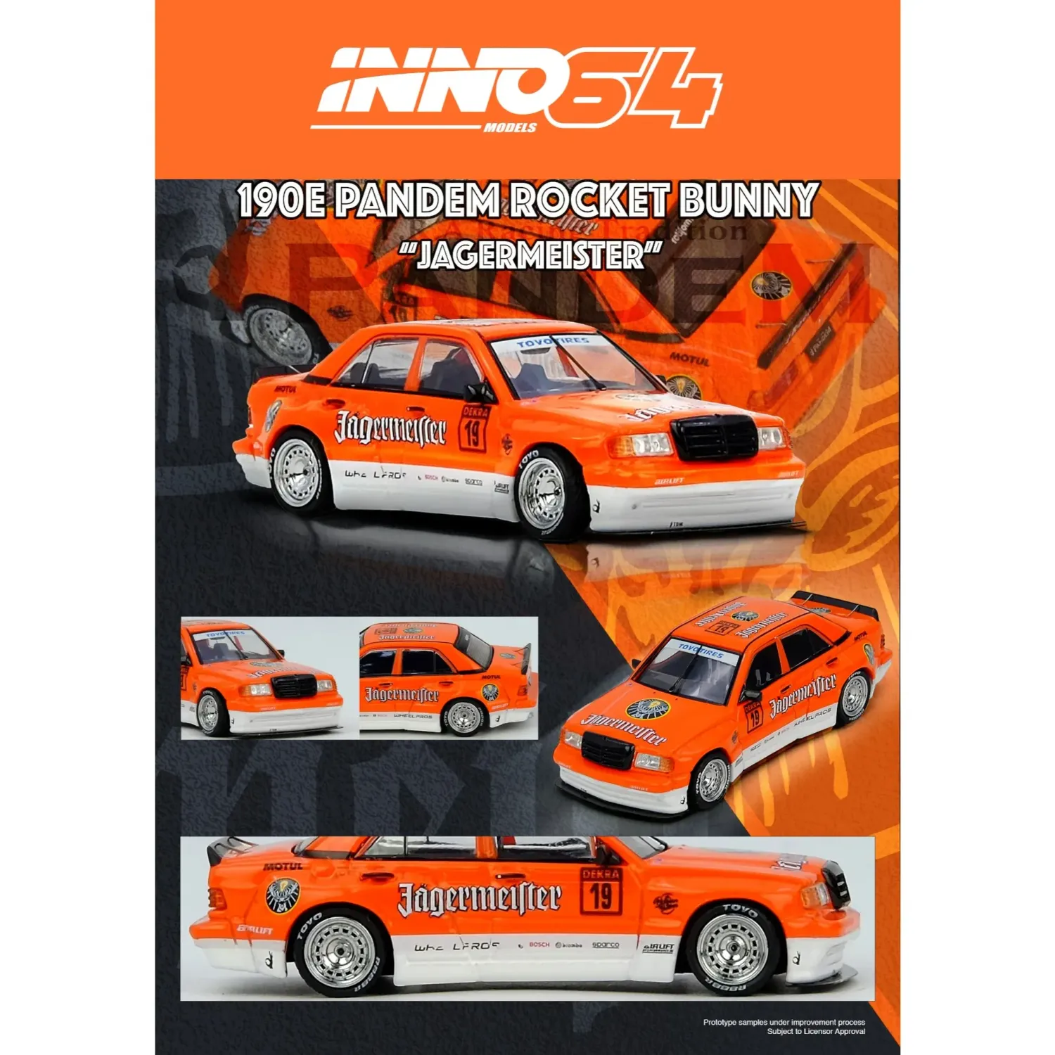 Inno64 Mercedes-Benz E190 Pandem Rocket Bunny