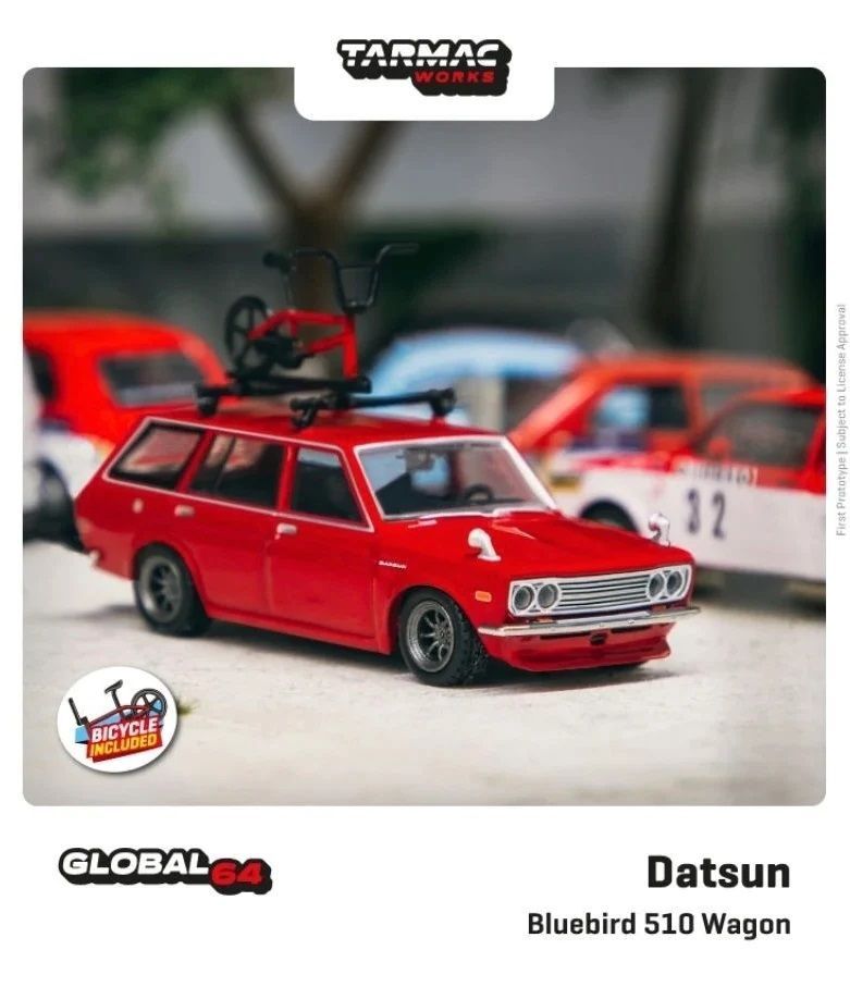 Tarmac Datsun Bluebird 510 Wagon #T64G-026-RE