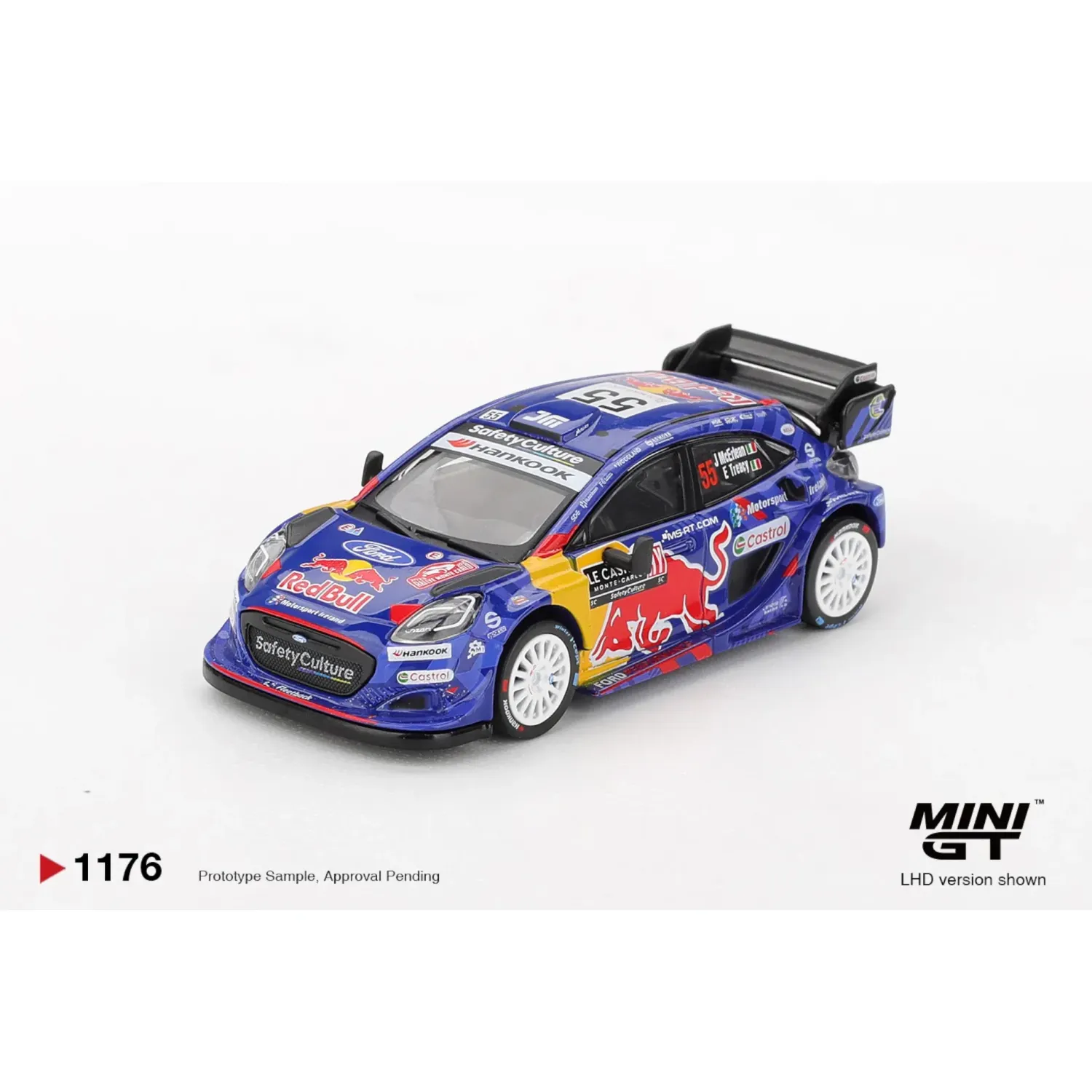 Mini GT Ford Puma Rally 1 #55 M-Sport Ford Rally #MGT1176