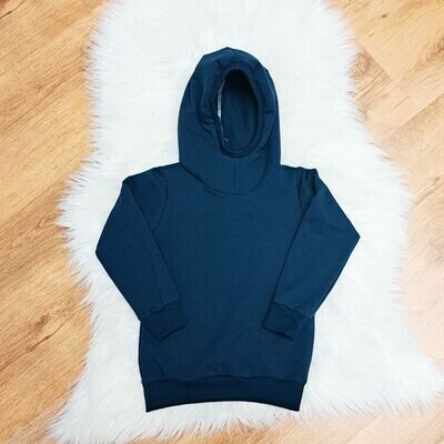 Hoodie mit Kapuze - dunkelblau