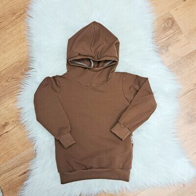 Hoodie mit Kapuze - braun