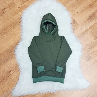 Hoodie mit Kapuze - olive