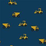 Strampler- Bagger blau