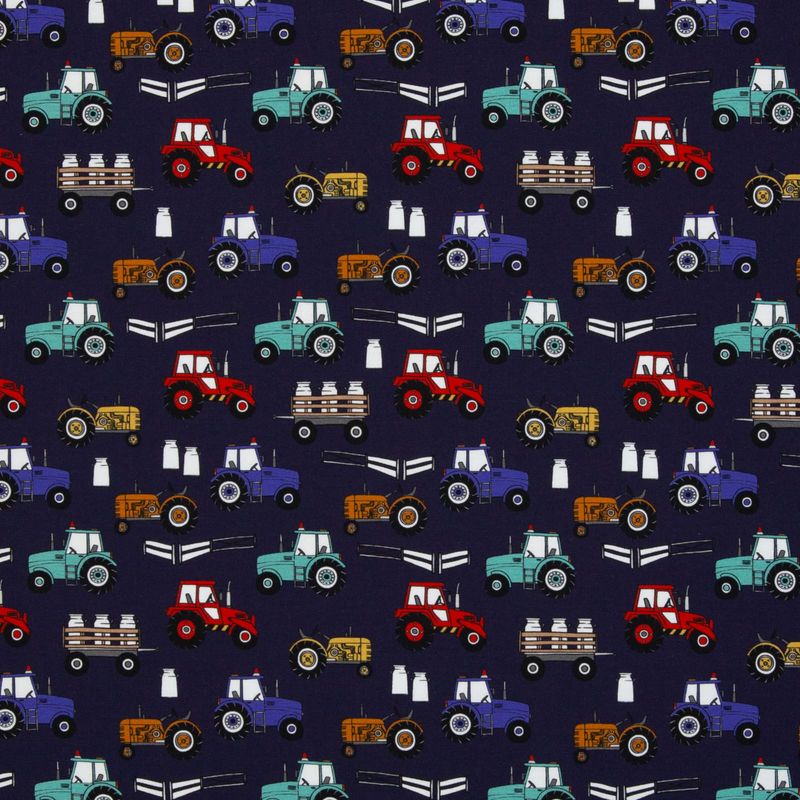 Halssocke Traktor blau