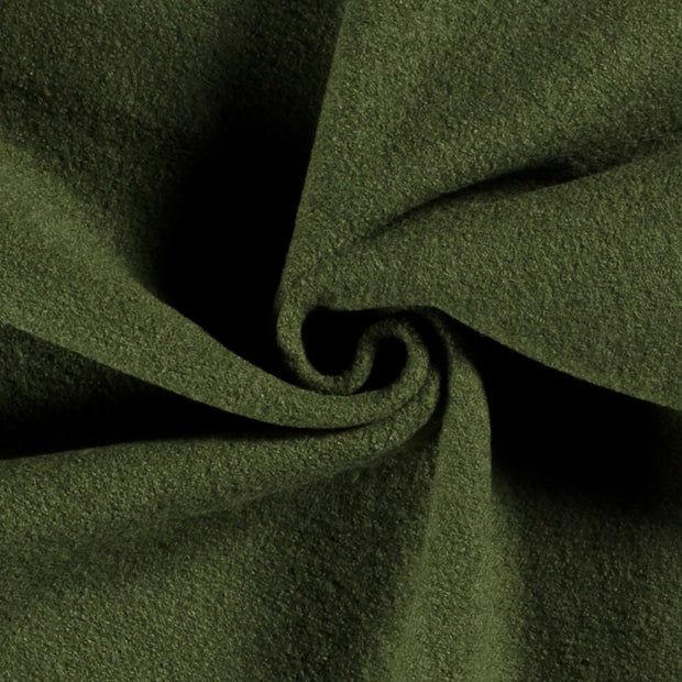 Wollwalk - Jacke olivegrün