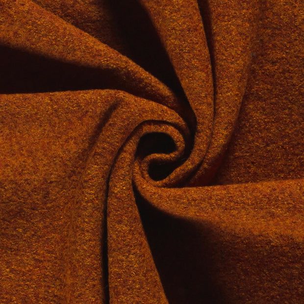 Wollwalk - Jacke kaminrot