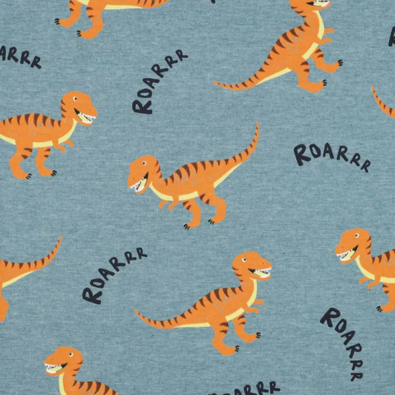 Dreieckstuch Dino blau