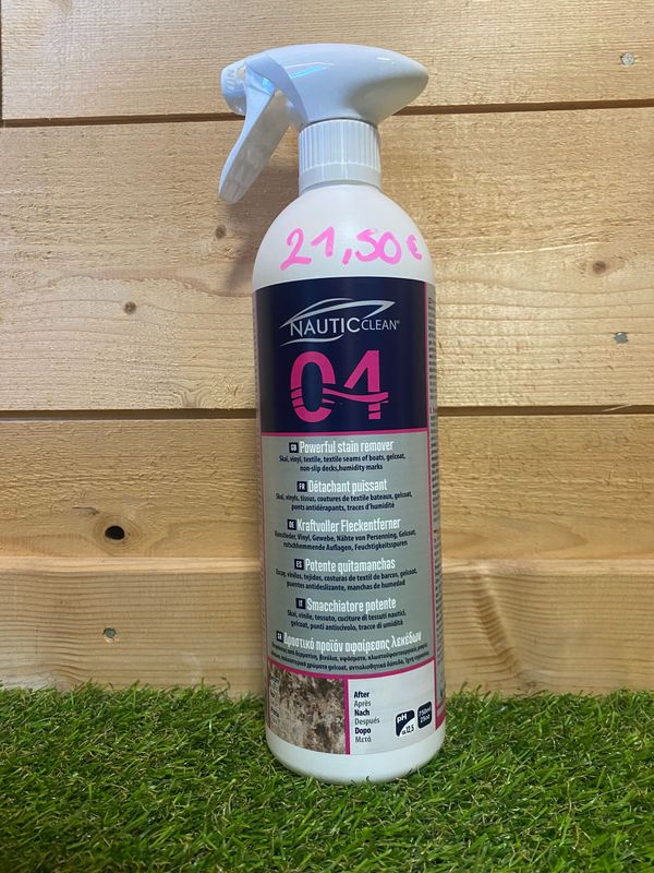 NAUTIC CLEAN 04: DÉTACHANT/ ANTI-MOISISSURE