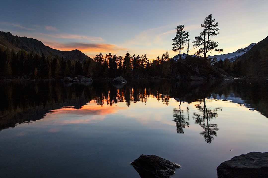 Abend über dem See