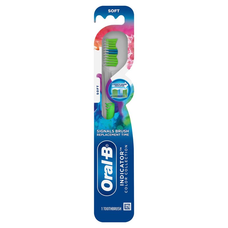Oral-B Indicator Contour Clean Toothbrush Soft Bristles - 1 Ct | CVS