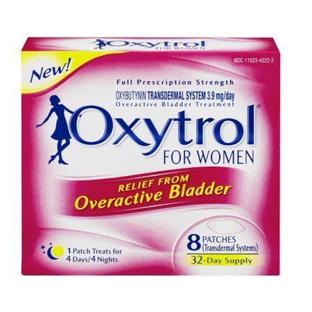 Oxytrol for Women Overactive Bladder Treatment Patches - 8 Ct