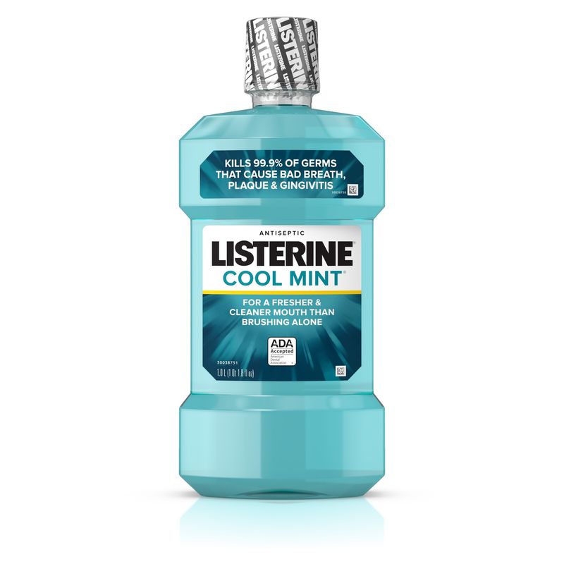 Listerine Cool Mint Antiseptic Mouthwash Mint - 1.0 L