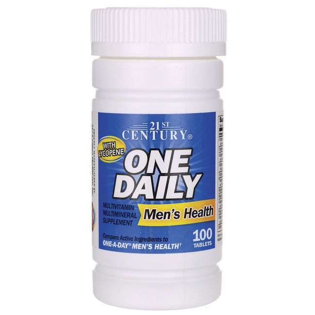 21st Century Men S Health One Daily Multivitamin Multimineral Supplement Tablets - 100 Ct