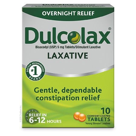 DULCOLAX 5MG TABLET 10CT