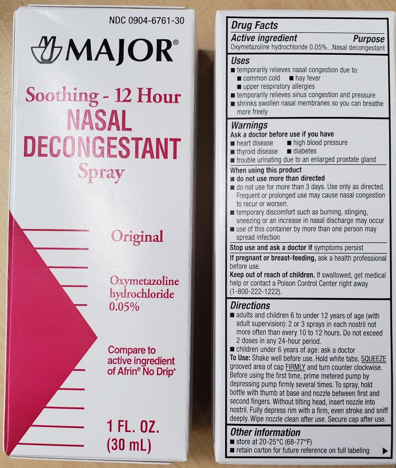 12 HOUR NASAL DECOG 0.05% SPY 30 ML