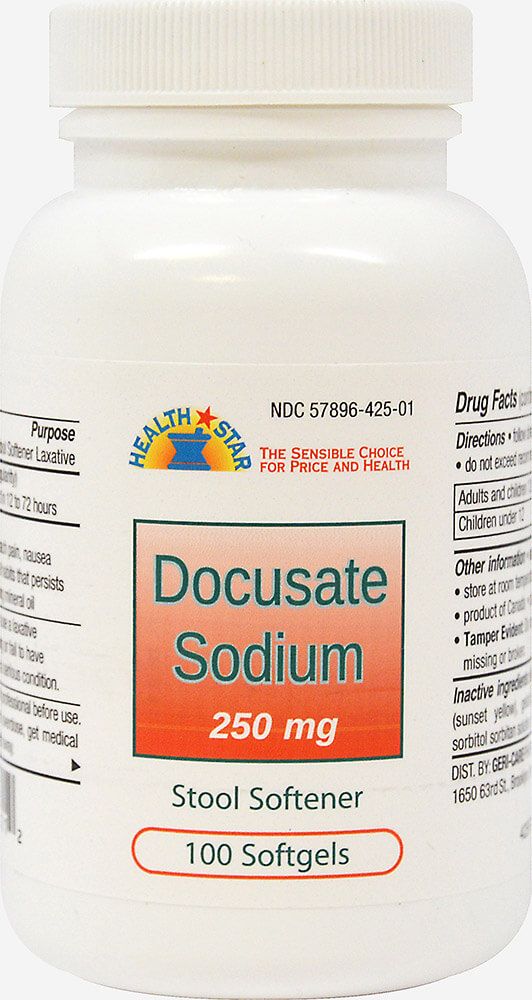 Gericare Docusate Sodium 250 Mg-100 Softgels