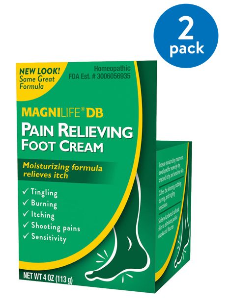 MagniLife DB Pain Relieving Foot Cream - 4.0 Oz
