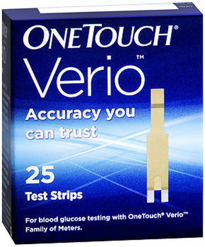 ONETOUCH VERIO TEST STRIP 25CT