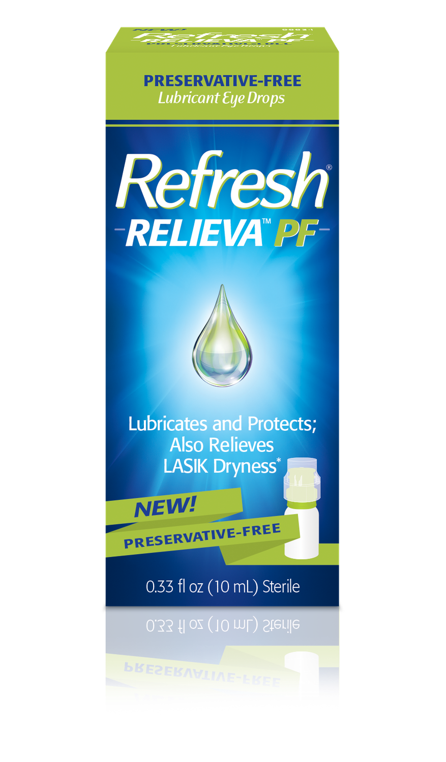 Refresh Relieva PF Lubricant Eye Drops - 0.34 Oz