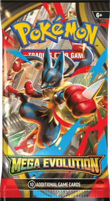Pokémon Mega Evolutions Booster Pack (Pre-Order, Release September 26th 2025)