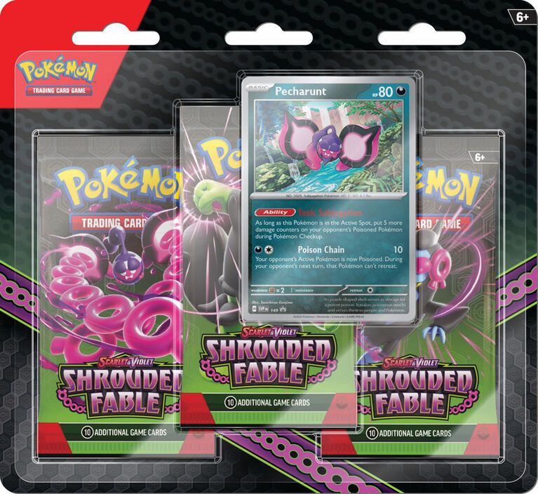 Pokémon - Shrouded Fable 3 Pack Blister