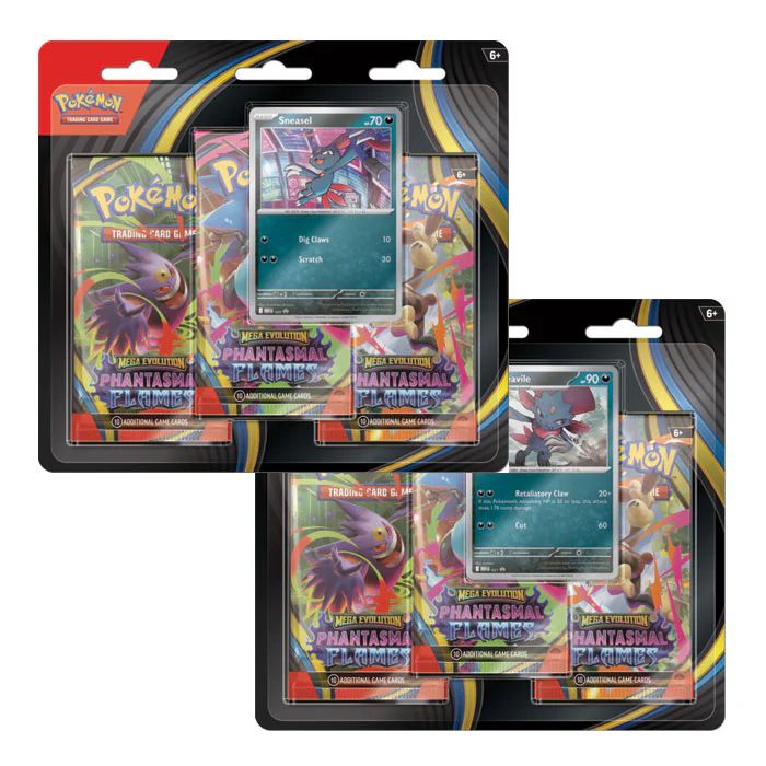 Pokémon TCG: Mega Evolution Phantasmal Flames 3 Pack Booster Blister