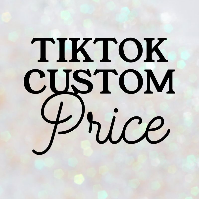 TikTok Custom Price
