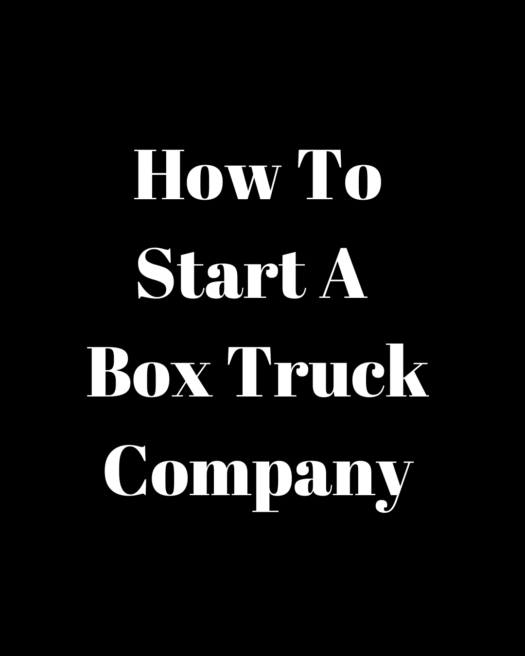 BoxTruck BluePrint