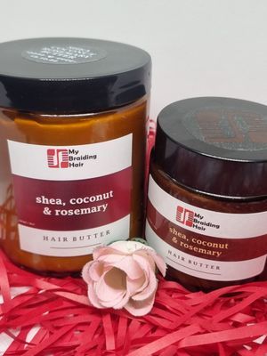 Shea & Coconut Hair Butter with Rosemary & Jojoba Oil