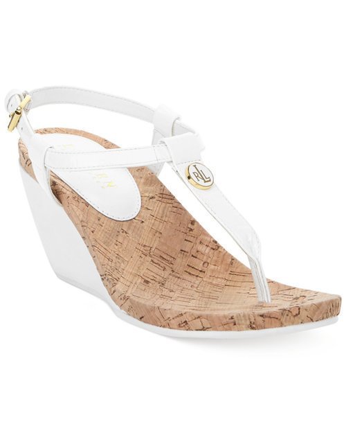 ralph lauren white sandals