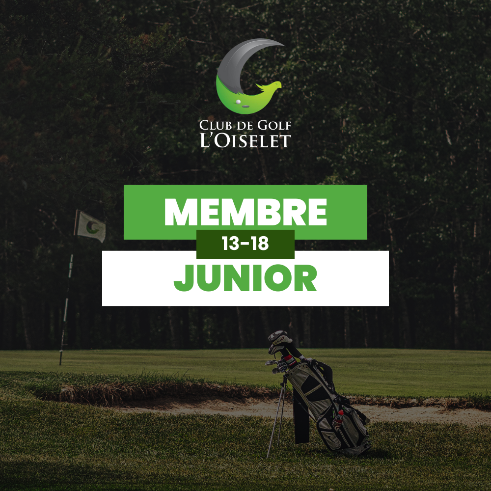 Junior (13-18 ans au 1er juin) - Membre