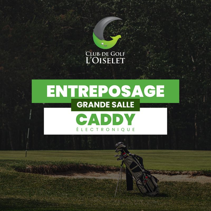 Entreposage caddy électrique grande salle