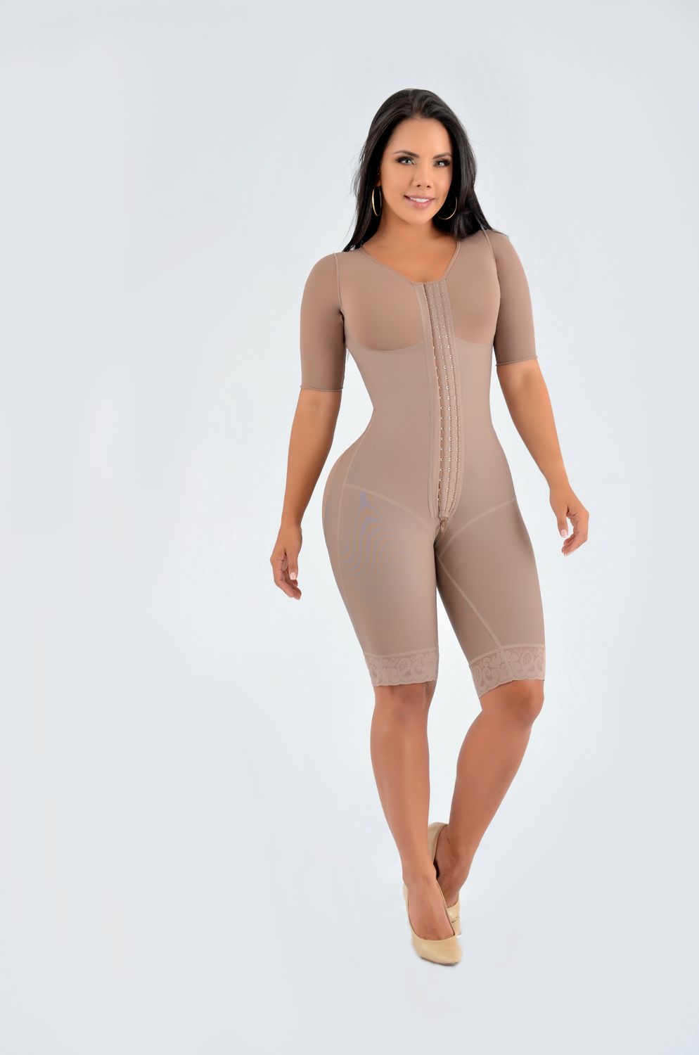 BS403PR - Shapewear with Bra and Sleeves