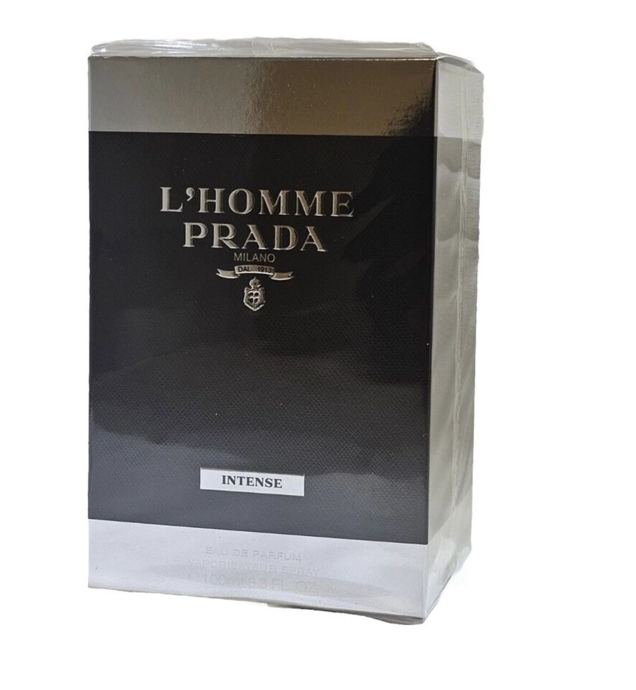 Prada L&#39;Homme Intense 100ML 3.3 Oz Eau De Parfum Spray for Men