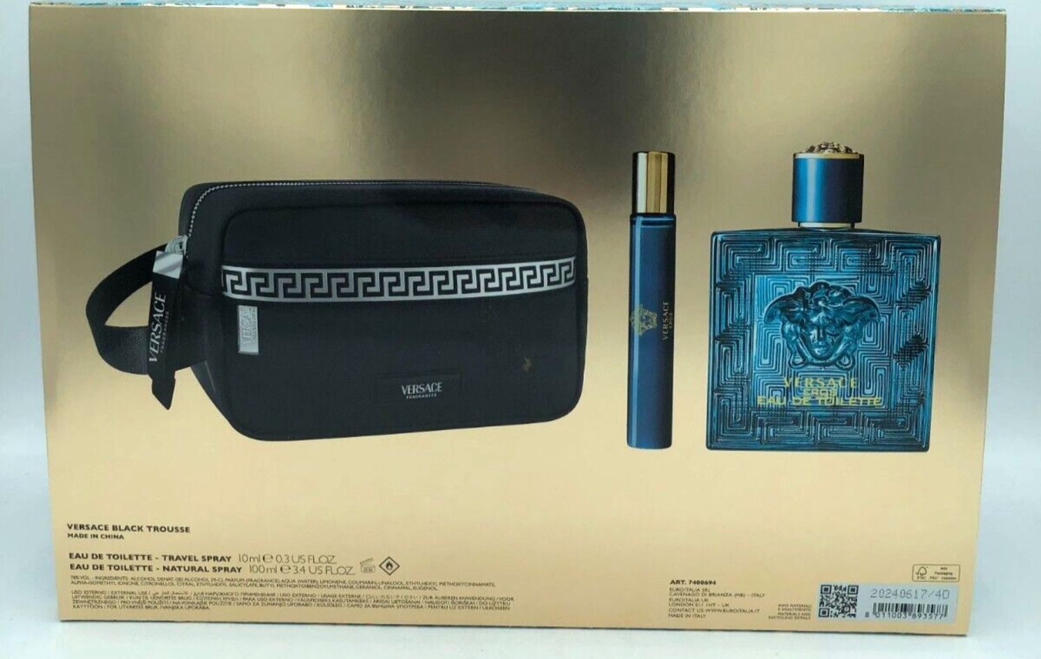 Eros Versace Set Men 3PcS