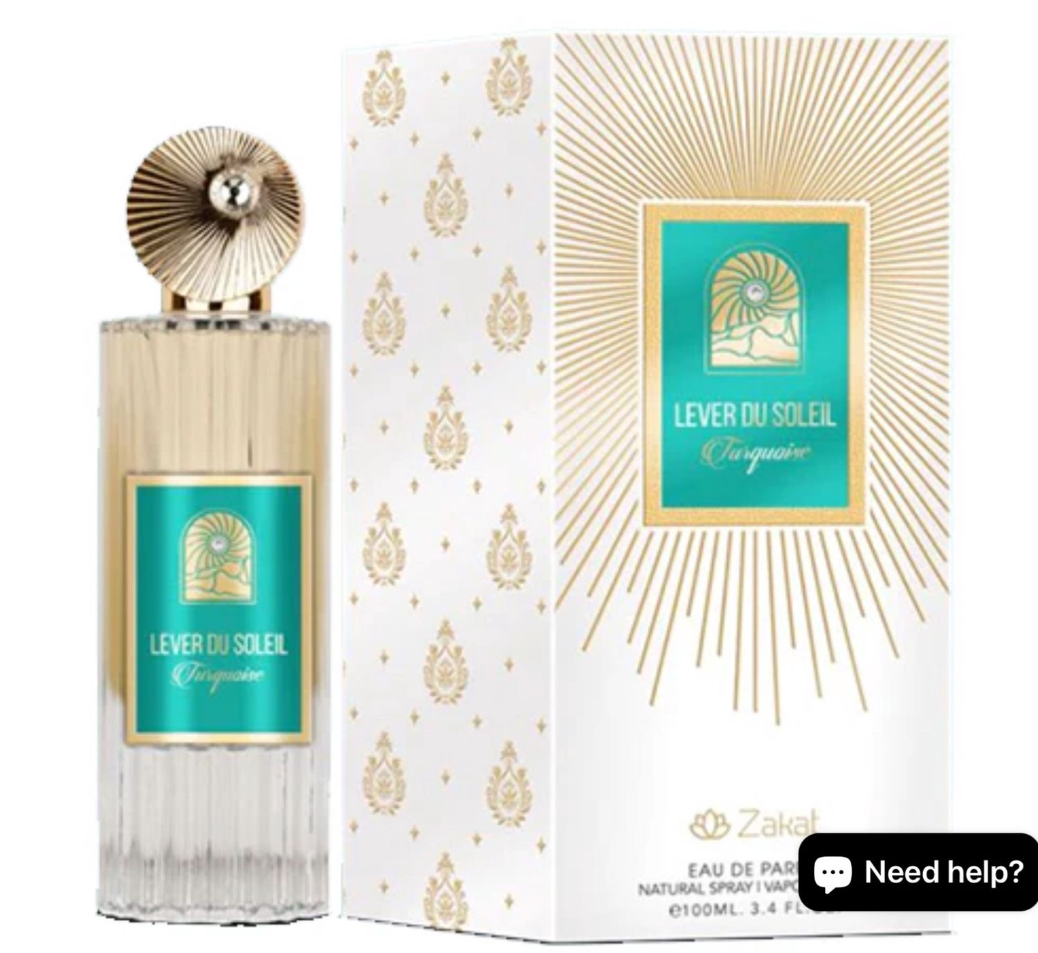 ZAKAT- LEVER DU SOLEIL TURQUOISE 80ML