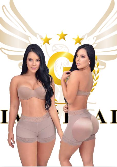 70014JC-T - Booty-Lifting Panty-Length Shorts with Lower Tummy Control