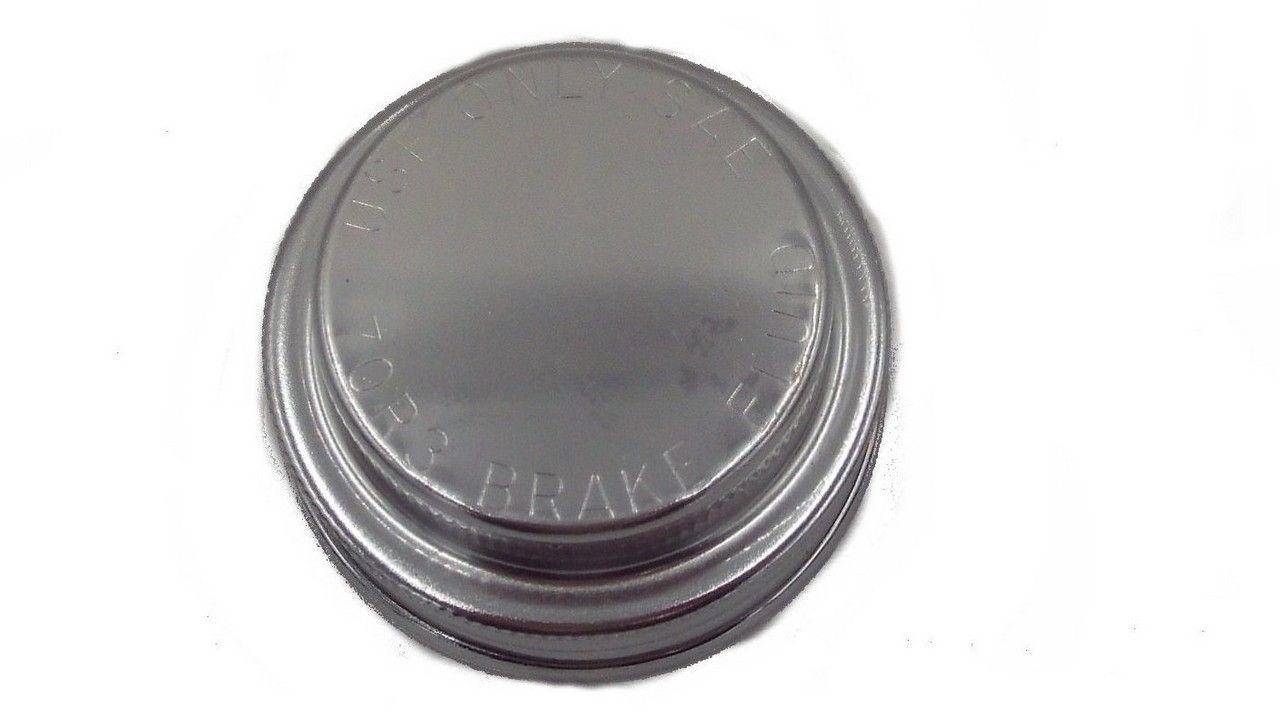 C4SZ-2162A | MASTER CYLINDER CAP W/ GASKET - CHROME|G8-1