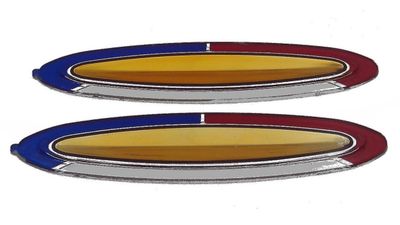C4AZ-63290A80P | EMBLEM - GALAXIE 500XL REAR QTR PANEL PLASTIC INSERT PR|H9-11
