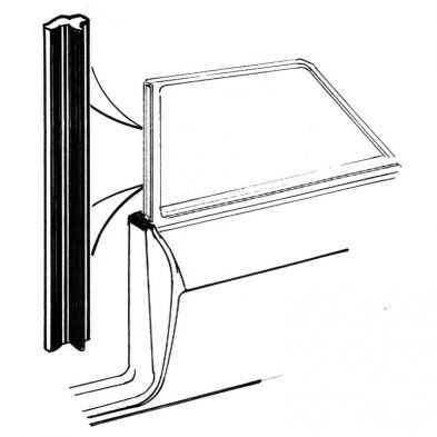 C3AZ-6530146-47 | REAR ROLLUP SEAL - BOXTOP|G22-2