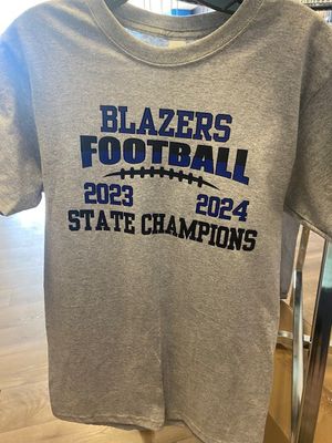 Back to Back State Champion Football Shirts