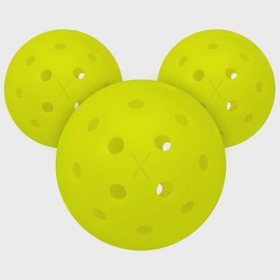 Pickleball - X-26 Indoor - 3 Pack - Lime Green