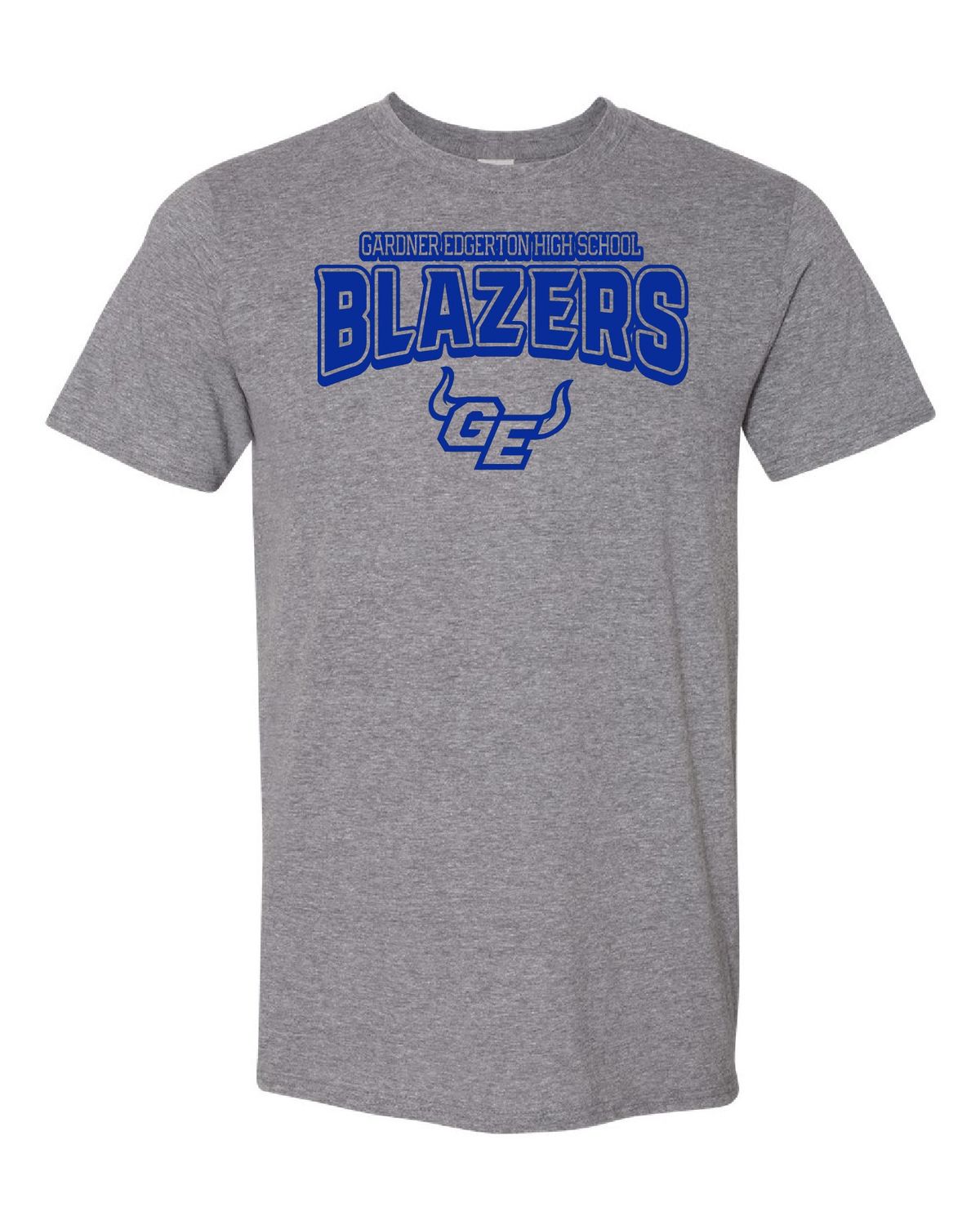 Blazers T-Shirt, Color: Grey, Size: S