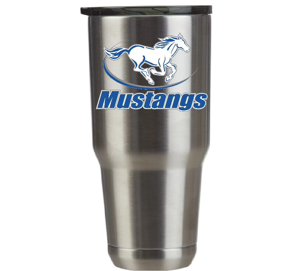 Mustangs 32oz Stainless Steel Cup