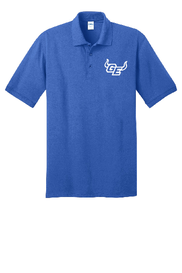 Blue GEHS Polo - Blazer Logo, Size: S
